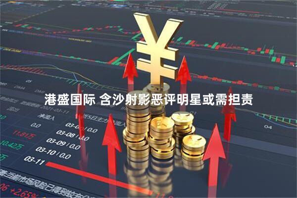 港盛国际 含沙射影恶评明星或需担责