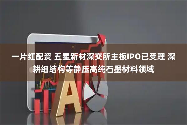 一片红配资 五星新材深交所主板IPO已受理 深耕细结构等静压高纯石墨材料领域